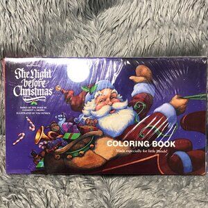 Hallmark THE NIGHT BEFORE CHRISTMAS Pop-Up Book Cassette Book 1988 New Rare